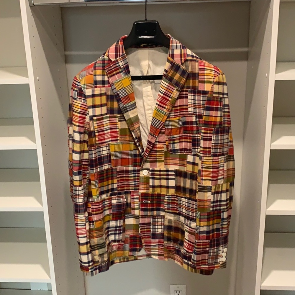 Polo Ralph Lauren madras blazer / sport coat - size L